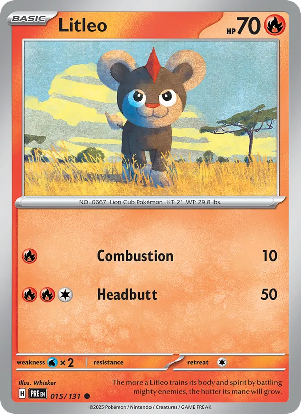 Litleo #015 – Prismatic Evolutions card