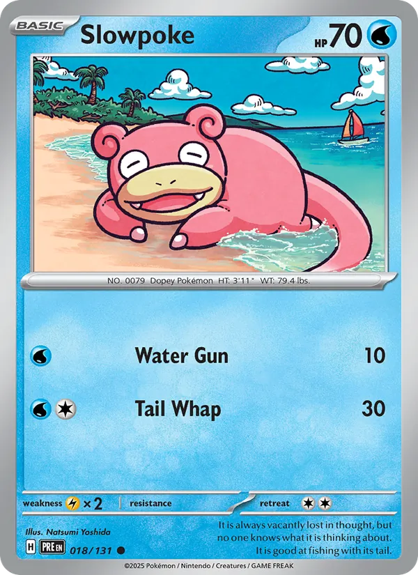 Slowpoke #018 – Prismatic Evolutions card