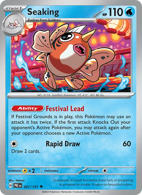 Seaking #021 – Prismatic Evolutions card
