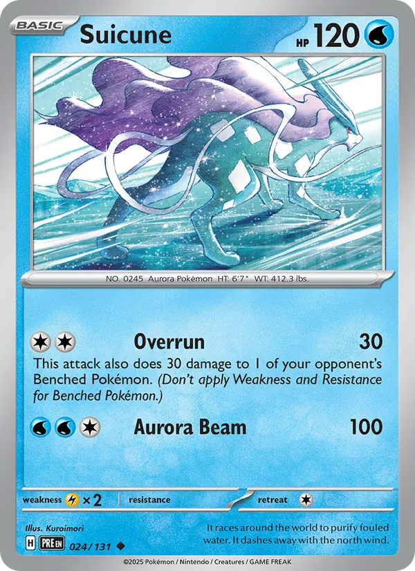 Suicune #024 – Prismatic Evolutions card