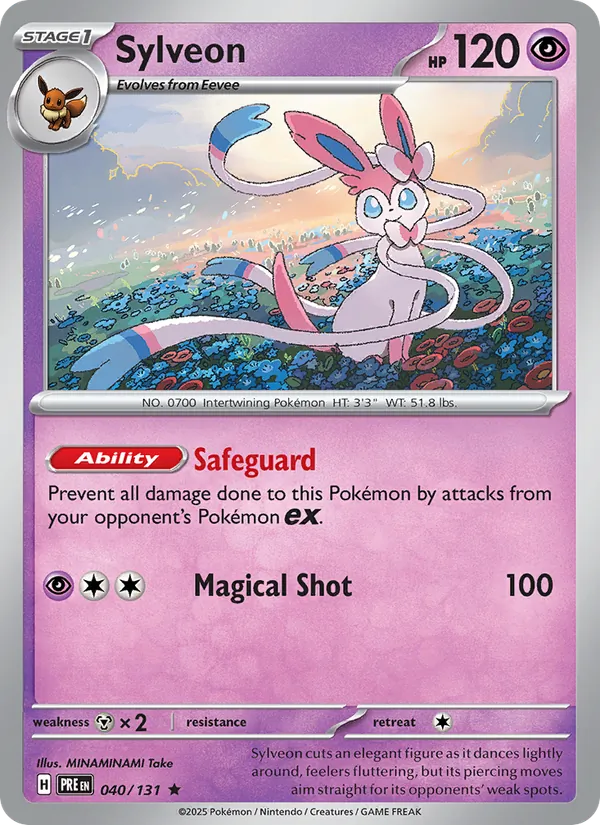Sylveon #040 – Prismatic Evolutions card