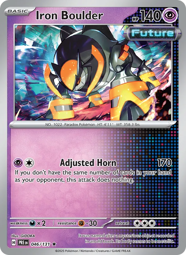Iron Boulder #046 – Prismatic Evolutions card