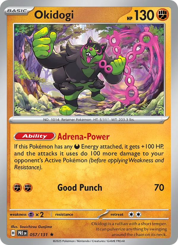 Okidogi #057 – Prismatic Evolutions card