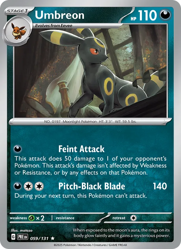 Umbreon #059 – Prismatic Evolutions card