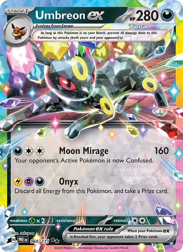 Umbreon ex #060 – Prismatic Evolutions card