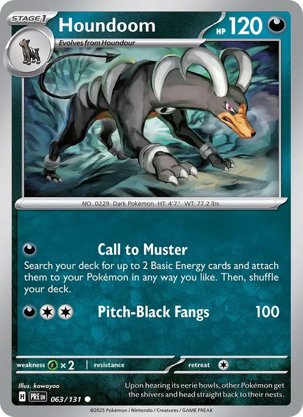 Houndoom #063 – Prismatic Evolutions card