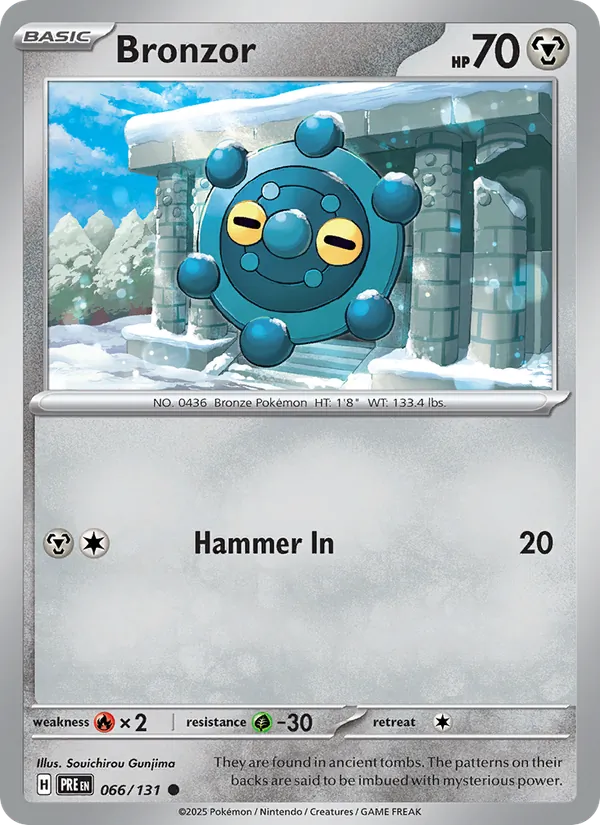 Bronzor #066 – Prismatic Evolutions card