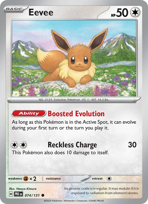 Eevee #074 – Prismatic Evolutions card