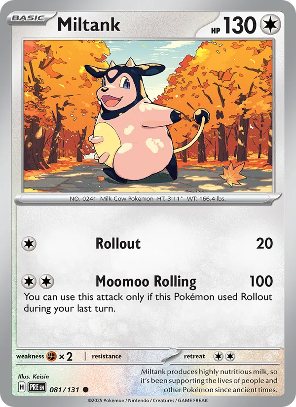 Miltank #081 – Prismatic Evolutions card