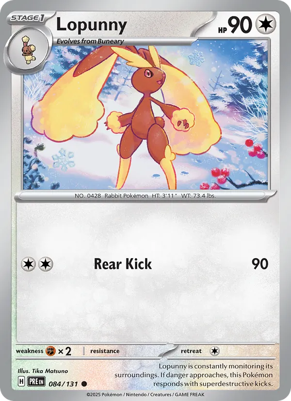 Lopunny #084 – Prismatic Evolutions card