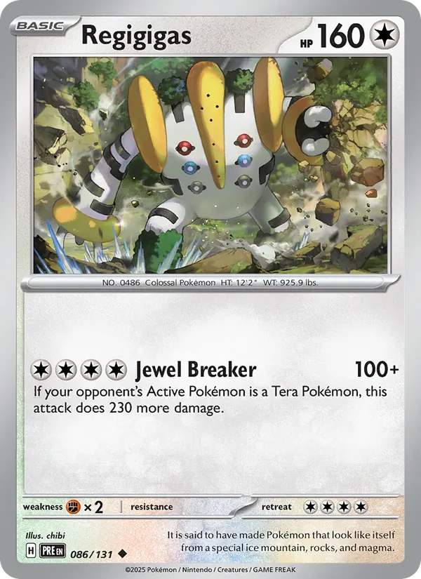 Regigigas #086 – Prismatic Evolutions card