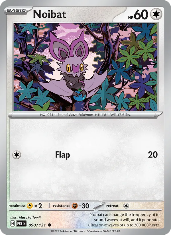 Noibat #090 – Prismatic Evolutions card