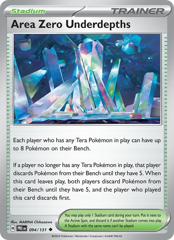 Area Zero Underdepths #094 – Prismatic Evolutions card