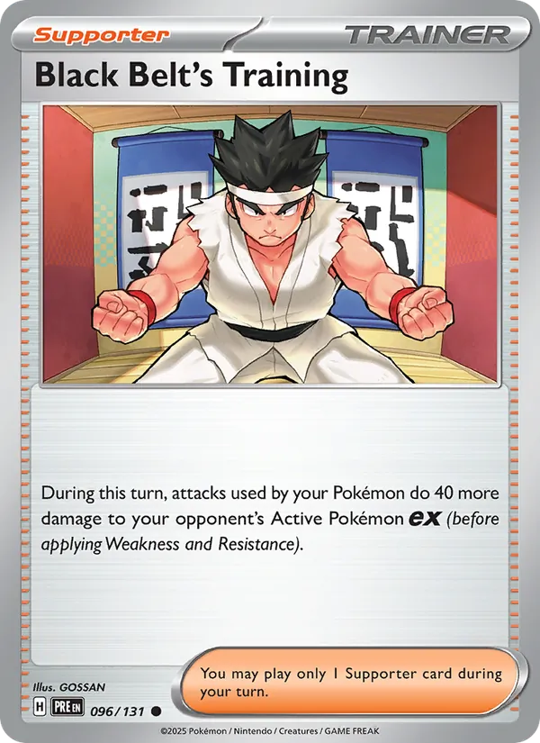 Black Belt's Training #096 – Prismatic Evolutions card