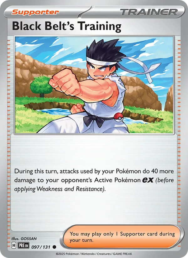 Black Belt's Training #097 – Prismatic Evolutions card