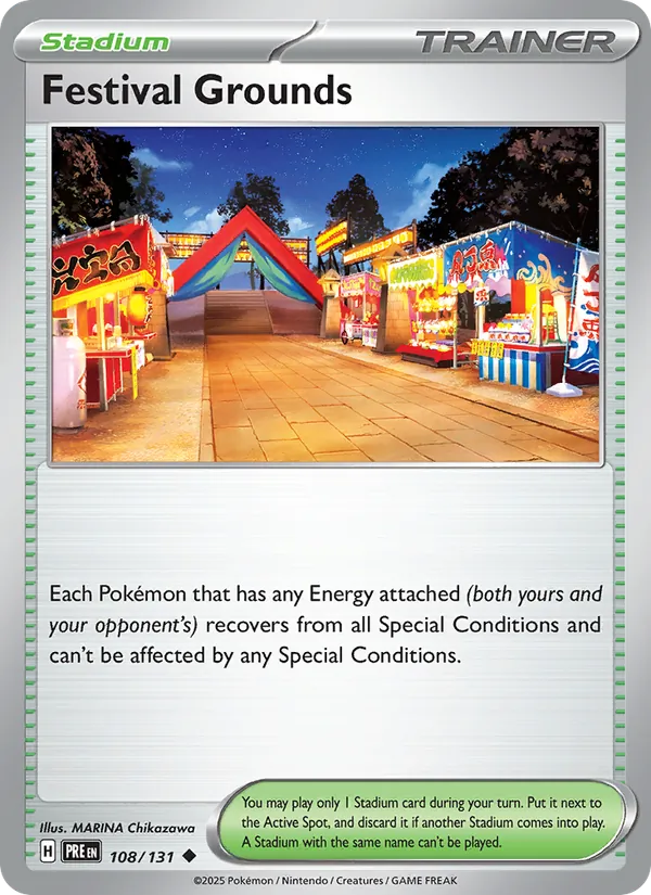 Festival Grounds #108 – Prismatic Evolutions card