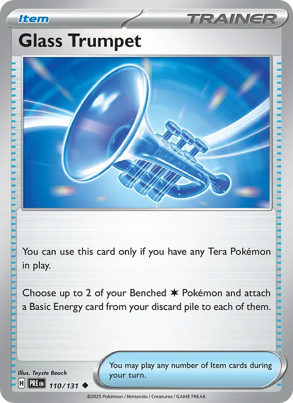 Glass Trumpet #110 – Prismatic Evolutions card