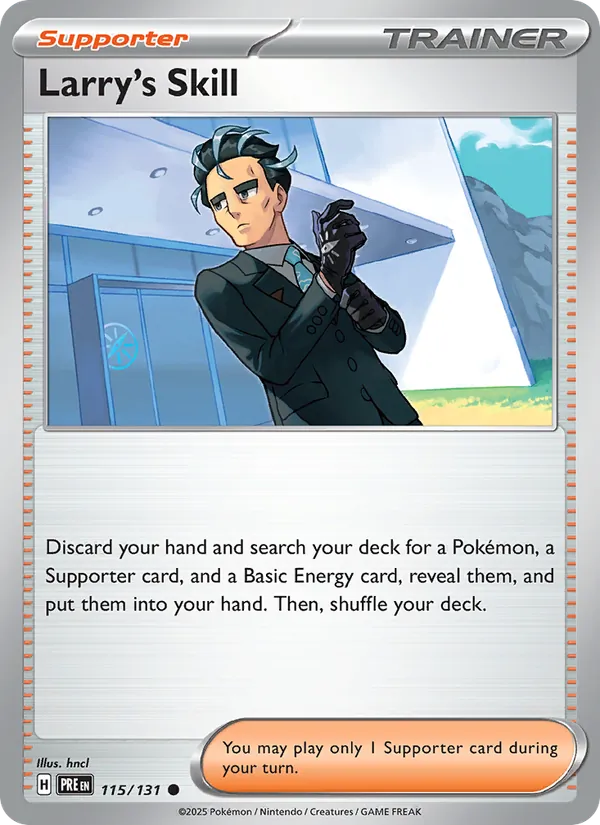 Larry's Skill #115 – Prismatic Evolutions card