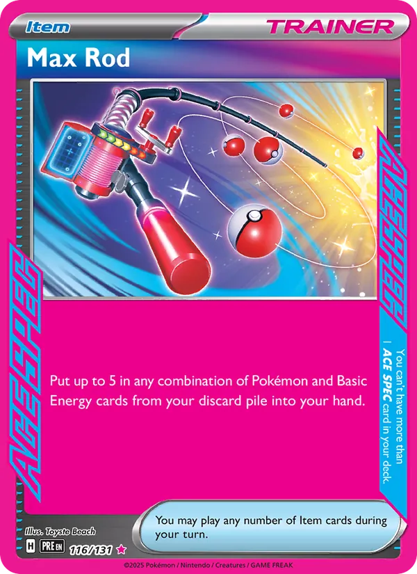 Max Rod #116 – Prismatic Evolutions card
