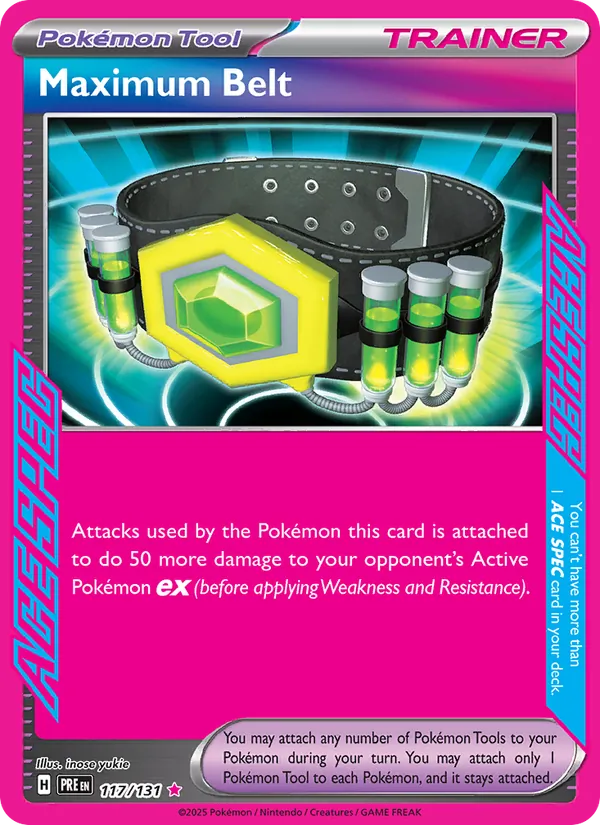 Maximum Belt #117 – Prismatic Evolutions card