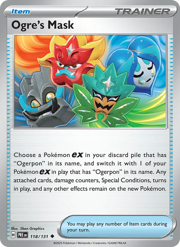 Ogre's Mask #118 – Prismatic Evolutions card
