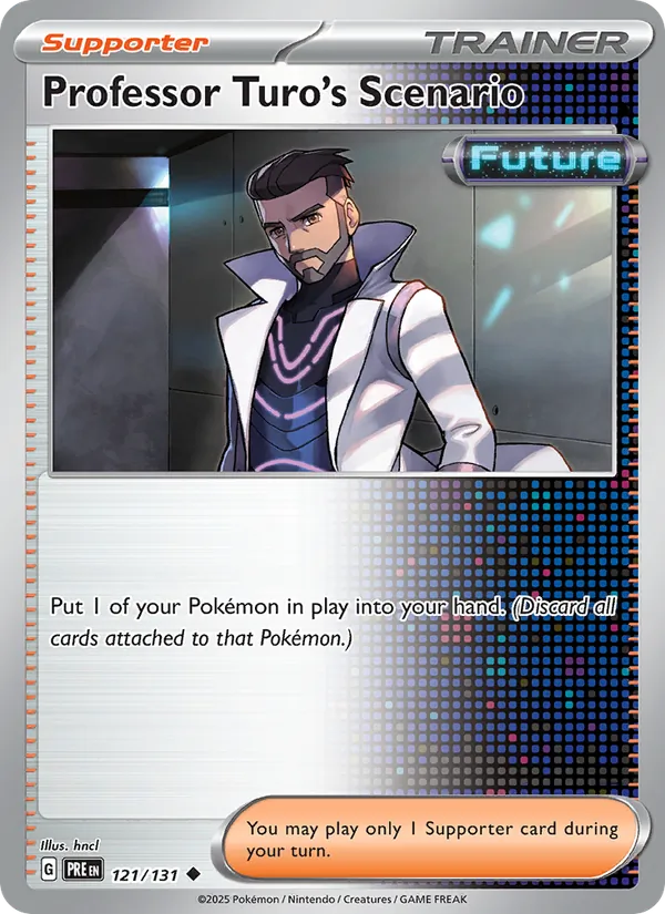 Professor Turo's Scenario #121 – Prismatic Evolutions card