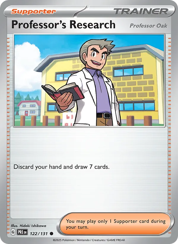 Professor's Research #122 – Prismatic Evolutions card