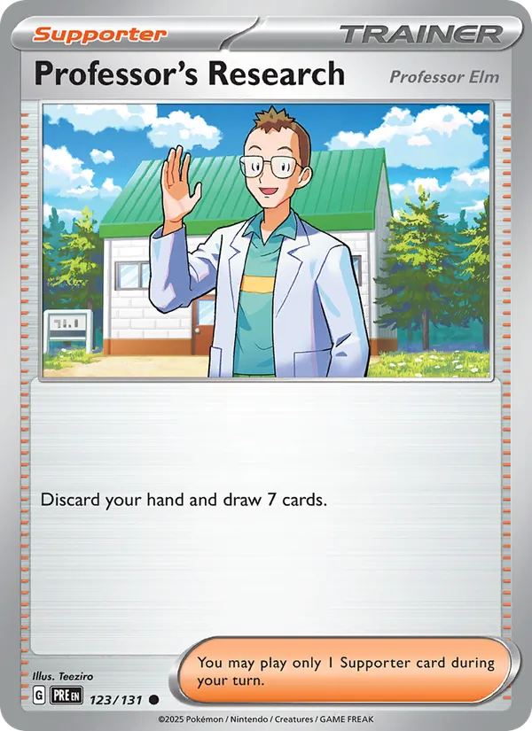 Professor's Research #123 – Prismatic Evolutions card