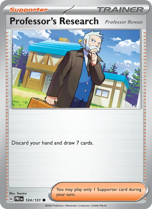 Professor's Research #124 – Prismatic Evolutions card