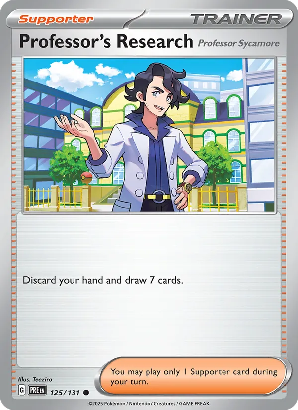 Professor's Research #125 – Prismatic Evolutions card
