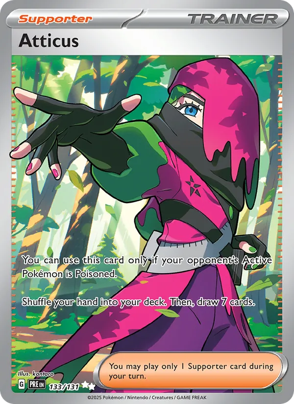 Atticus #133 – Prismatic Evolutions card