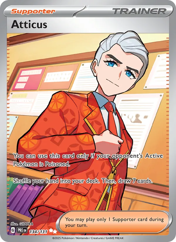 Atticus #134 – Prismatic Evolutions card