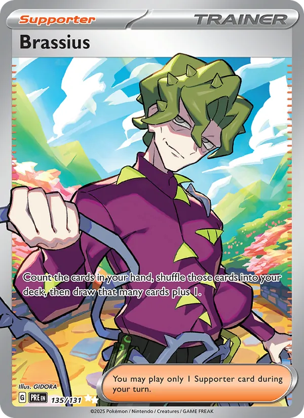 Brassius #135 – Prismatic Evolutions card