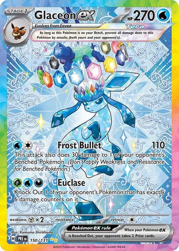 Glaceon ex #150 – Prismatic Evolutions card