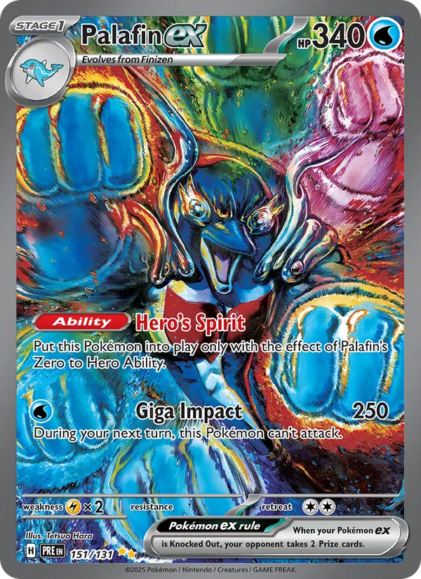 Palafin ex #151 – Prismatic Evolutions card