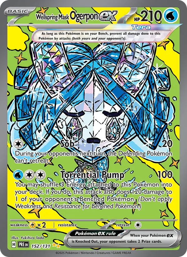 Wellspring Mask Ogerpon ex #152 – Prismatic Evolutions card