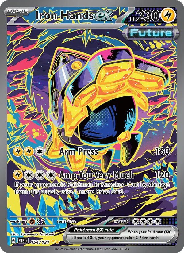 Iron Hands ex #154 – Prismatic Evolutions card