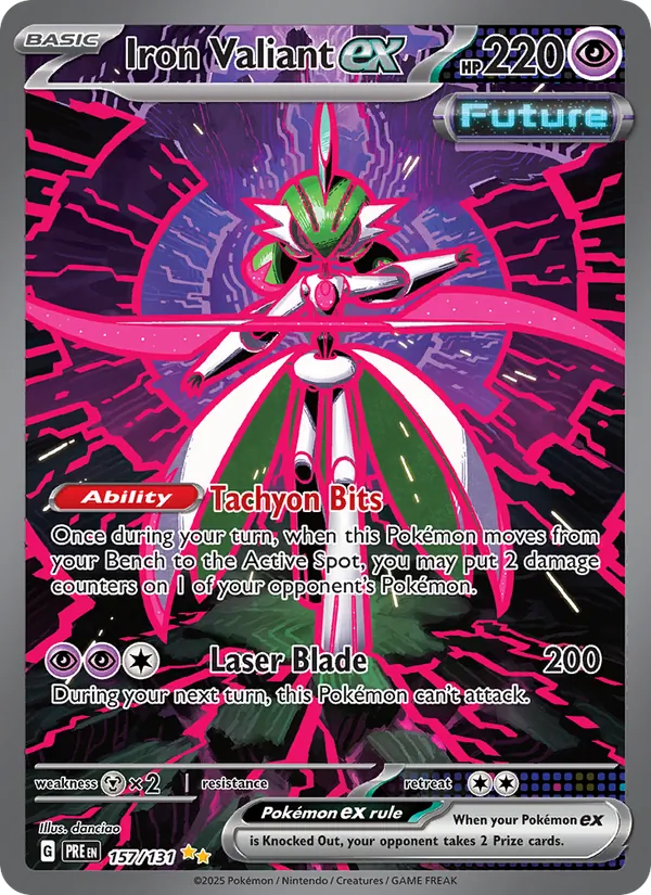 Iron Valiant ex #157 – Prismatic Evolutions card
