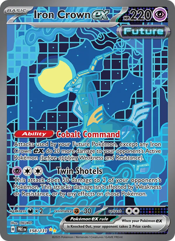Iron Crown ex #158 – Prismatic Evolutions card
