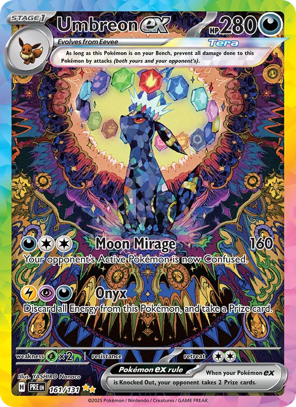 Umbreon ex #161 – Prismatic Evolutions card