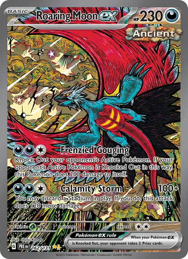 Roaring Moon ex #162 – Prismatic Evolutions card