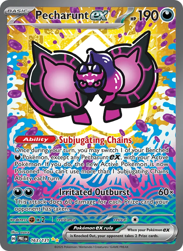 Pecharunt ex #163 – Prismatic Evolutions card