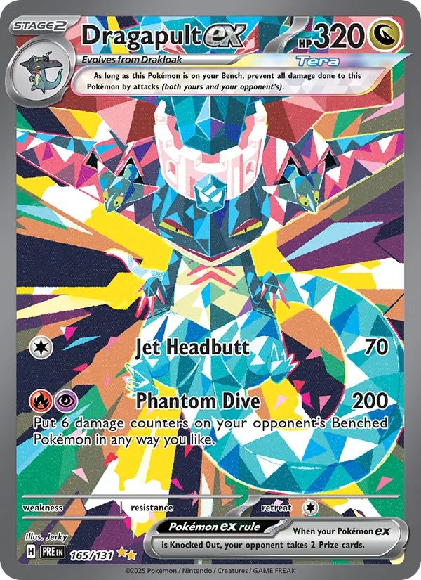 Dragapult ex #165 – Prismatic Evolutions card