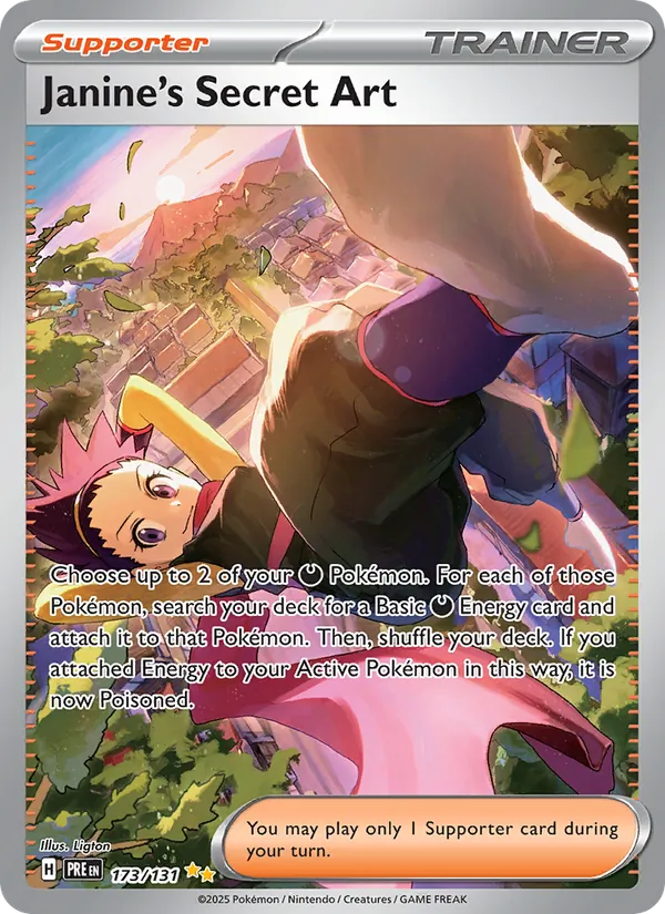Janine's Secret Art #173 – Prismatic Evolutions card