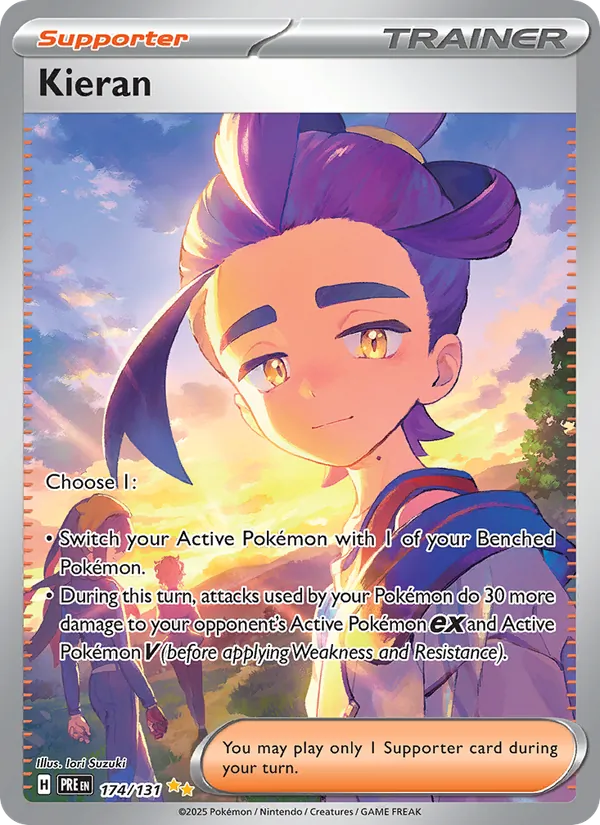 Kieran #174 – Prismatic Evolutions card