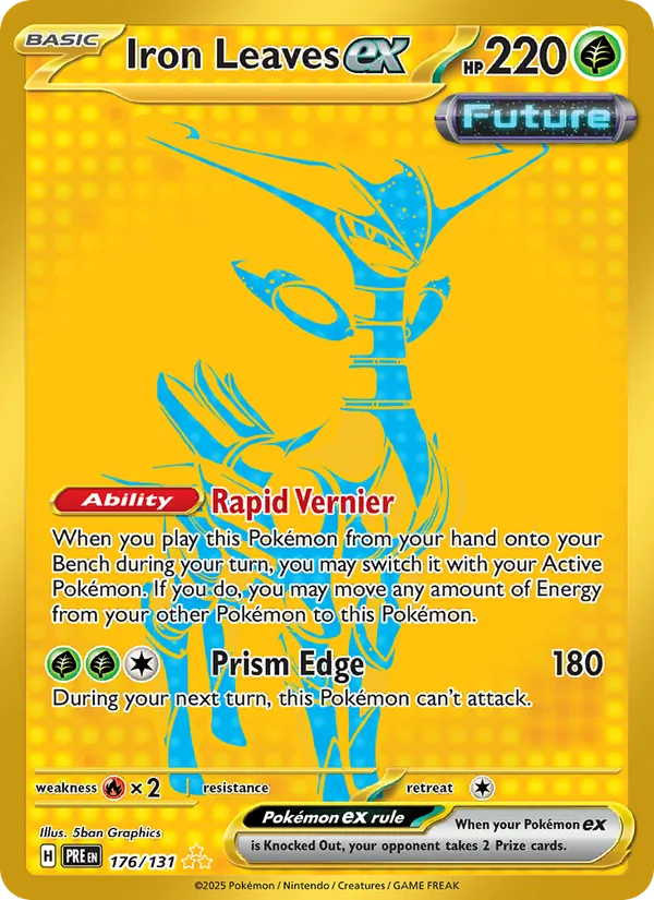 Iron Leaves ex #176 – Prismatic Evolutions card