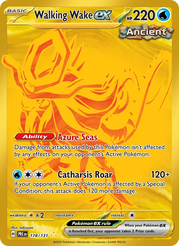 Walking Wake ex #178 – Prismatic Evolutions card
