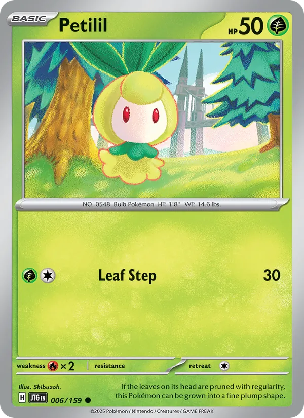 Petilil #006 – Journey Together card