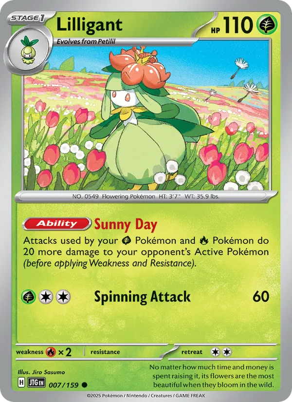 Lilligant #007 – Journey Together card