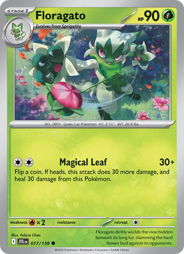Floragato #017 – Journey Together card